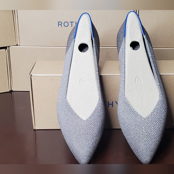 Rothy's Shoes - ROTHY'S THE POINT II LIGHT PEWTER